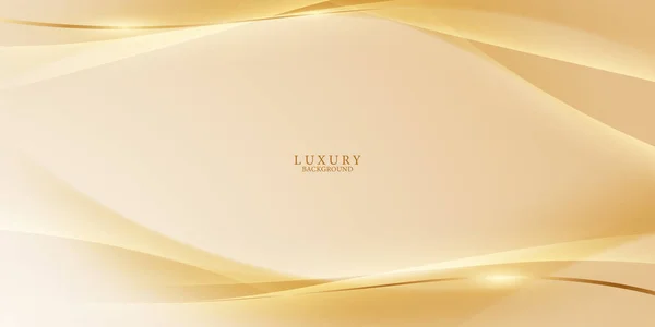 Fundo Marrom Elegante Com Elementos Dourados Luxo Modern Abstrato Vector — Fotografia de Stock