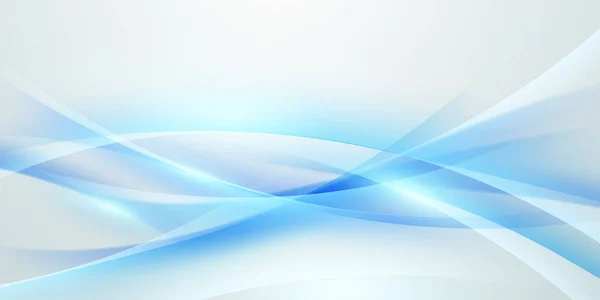 Abstract Blue Wave Background Modern Background Design Vector Illustration — Foto de Stock