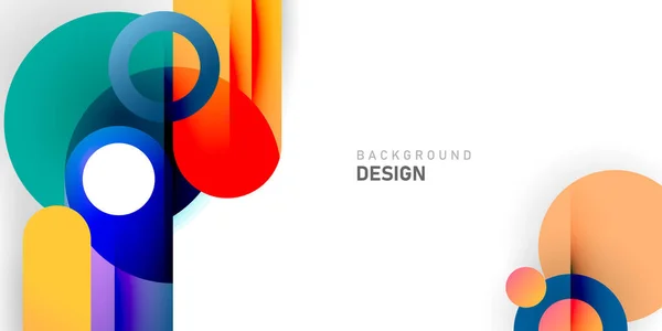 Ilustração Vetorial Design Geométrico Moderno Fundo Abstrato Colorido — Fotografia de Stock