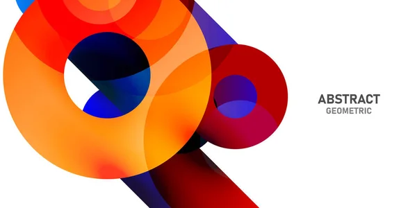 Vektor Illustration Des Modernen Geometrischen Designs Bunte Abstrakte Hintergrund — Stockfoto