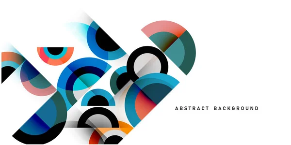 Vector Illustratie Van Modern Geometrisch Ontwerp Kleurrijke Abstracte Achtergrond — Stockfoto
