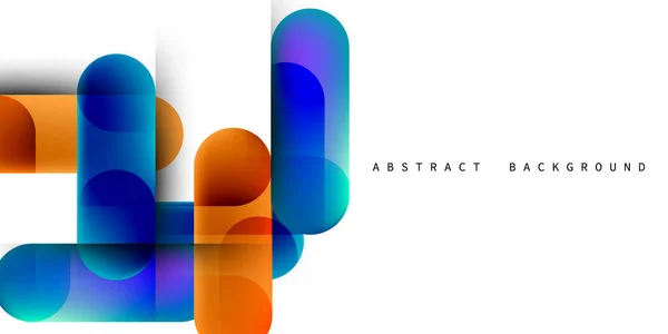 現代の幾何学的デザインのベクトルイラストカラフルな抽象的な背景 — ストック写真