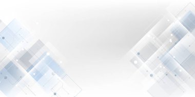 beyaz soyut teknoloji arkaplan modern tasarım vektörü çizimi