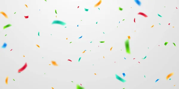 Fitas Confete Ziguezague Coloridas Que Caem Cima Streamers Vetor Ouropel — Fotografia de Stock