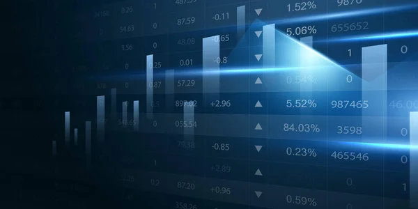 Business Vector Illustration Design Stock Market Charts Forex Trading Charts —  Fotos de Stock