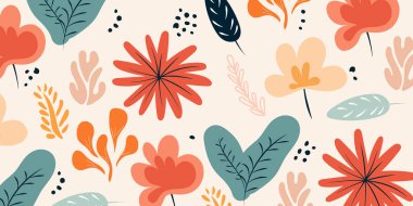 pankart vektör illüstrasyonu için yaratıcı konsept çiçek şablonu arka planı