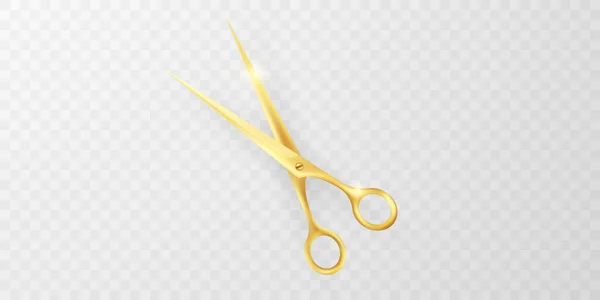 Golden Scissors Design Background Vector Illustration — Stock Photo, Image