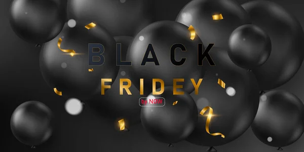 Black Friday Hintergrund Luxus Design Vektor Illustration — Stockfoto
