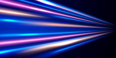 soyut tasarım vektör illüstrasyonunda güzel ışık hızı çizgisi arkaplanı