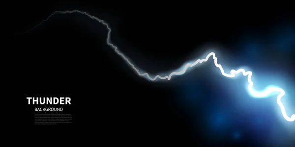 Bliksem Licht Effect Achtergrond Realistische Flits Met Bliksem Elektrische Explosie — Stockfoto