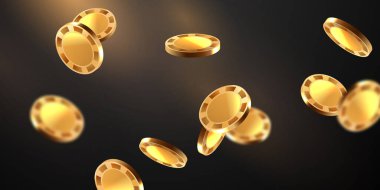 Kumarhane arkaplan illüstrasyon afişi zarif tasarım için