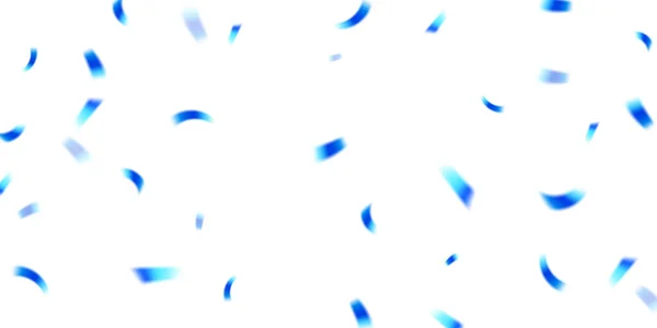 Gyönyörű Kék Konfetti Háttér Ünneplés Party Vector Illusztráció — Stock Fotó