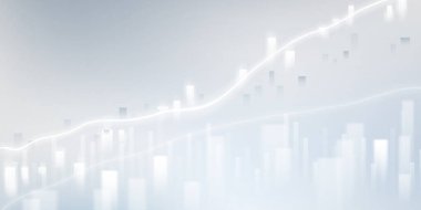 business vector illustration design Stock market charts or Forex trading charts for business and finance ideas.