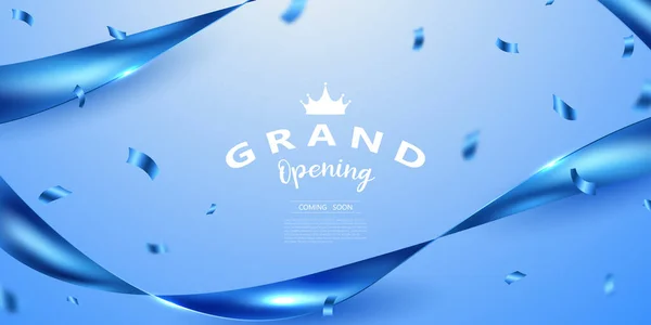Design your opening card with vector illustrations. Beautiful business banner template