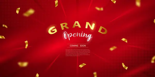 Design your opening card with vector illustrations. Beautiful business banner template
