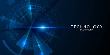 Soyut teknoloji arka planı, modern tasarım vektör illüstrasyonu