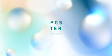 Soyut bulanık arkaplan, renkli tasarım Vektör illüstrasyonu