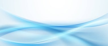 Mavi dalgalar soyut arkaplan, modern tasarım, vektör illüstrasyonu