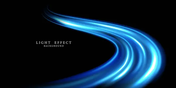 Vacker Ljus Hastighet Linje Bakgrund Svart Bakgrund Abstrakt Design Vektor Stockbild