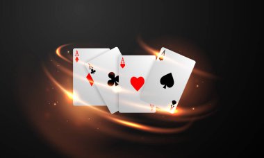 Kumarhane arkaplan illüstrasyon afişi zarif tasarım için