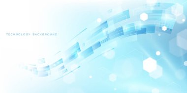 Soyut teknoloji arka planı, modern tasarım vektör illüstrasyonu
