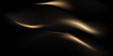 Soyut teknoloji arka planı, parçacık dalga vektör çizimi modern tasarım