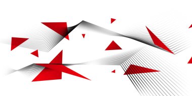 Modern geometrik vektör çizimi, soyut arkaplan.