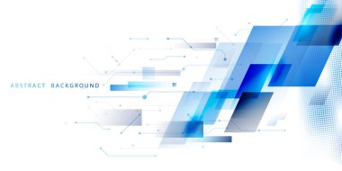 Soyut teknoloji arka planı, modern tasarım vektör illüstrasyonu