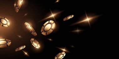 Kumarhane arkaplan illüstrasyon afişi zarif tasarım için