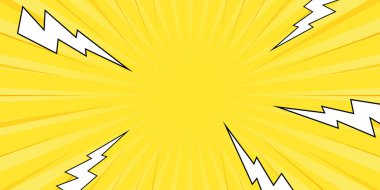 Yarıtonluk Pop Art Style Star Explosion Model Karikatür Arkaplanı, Klasik Tone Light Efekt Vektör İllüstrasyonu Gradyan Desenli Afişi