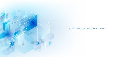 Soyut teknoloji arka planı, modern tasarım vektör illüstrasyonu