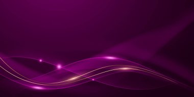 Lüks elementler vektör illüstrasyonlu mor soyut arkaplan