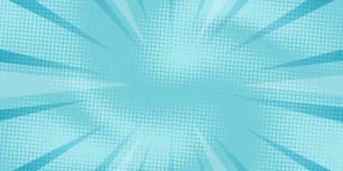 Yarıtonluk Pop Art Style Star Explosion Model Karikatür Arkaplanı, Klasik Tone Light Efekt Vektör İllüstrasyonu Gradyan Desenli Afişi