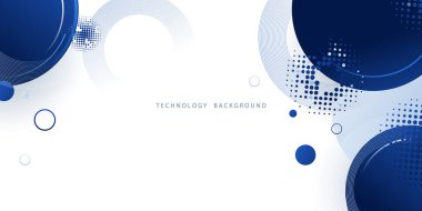 Soyut teknoloji arka planı, modern tasarım vektör illüstrasyonu