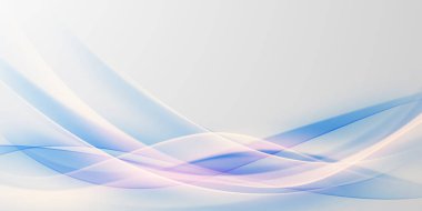 Lüks altın elementler vektör çizimine sahip mavi soyut dalga arkaplanı