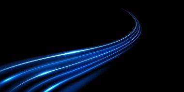 soyut tasarım vektör illüstrasyonunda güzel ışık hızı çizgisi arkaplanı