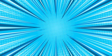Yarıtonluk Pop Art Style Star Explosion Model Karikatür Arkaplanı, Klasik Tone Light Efekt Vektör İllüstrasyonu Gradyan Desenli Afişi