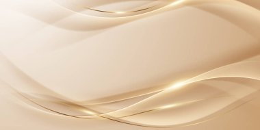 Lüks vektör illüstrasyonlu altın soyut arkaplan