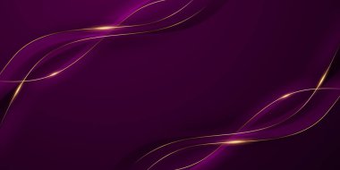 Lüks elementler vektör illüstrasyonlu mor soyut arkaplan