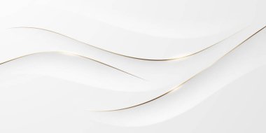 Lüks vektör illüstrasyonlu beyaz soyut arkaplan
