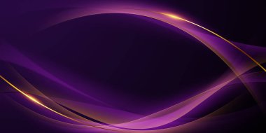 Lüks elementler vektör illüstrasyonlu mor soyut arkaplan