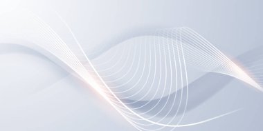 Vektör illüstrasyonlu beyaz soyut arkaplan. Modern arkaplan.