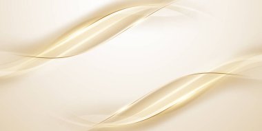 Lüks vektör illüstrasyonlu altın soyut arkaplan