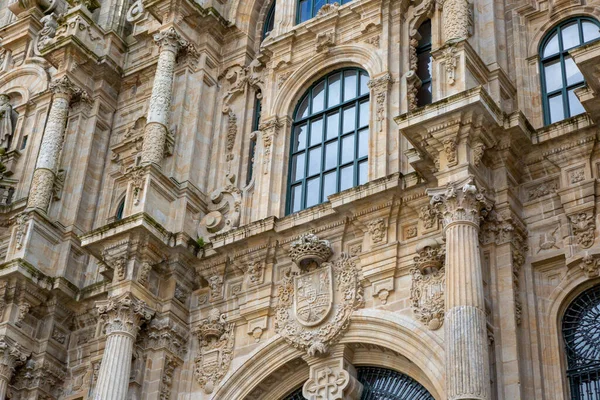 Catedral Santiago Compostela Galícia Espanha Detalhes — Fotografia de Stock