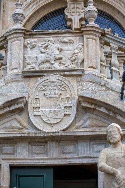 Santiago Compostela Katedrális Galicia Spanyolország Részletek — Stock Fotó