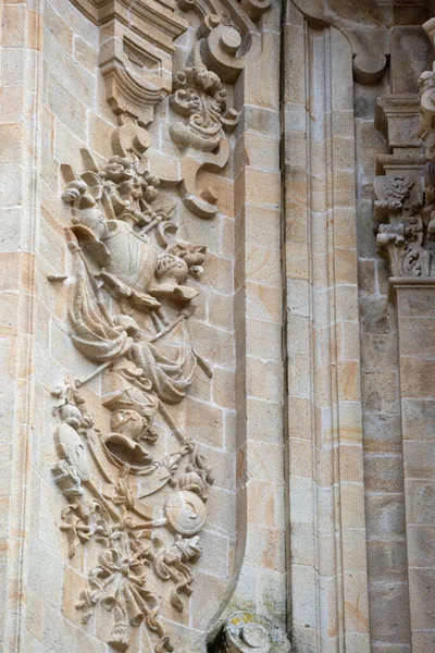 Santiago Compostela Katedrali Galiçya Spanya Detaylar Telifsiz Stok Fotoğraflar