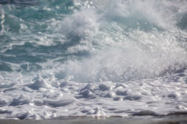 Milos Adası, Yunanistan - güzel su ve kıyı