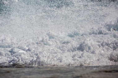 Milos Adası, Yunanistan - güzel su ve kıyı