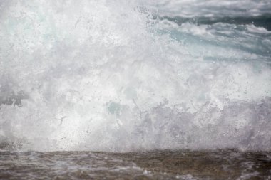 Milos Adası, Yunanistan - güzel su ve kıyı