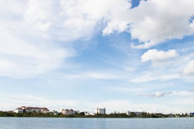 NAKHON RATCHASIMA, THAILAND - MARCH 17, 2020: Auditorium at Bung Ta Lua Water Park in Nakhon Ratchasima, Thailand.	